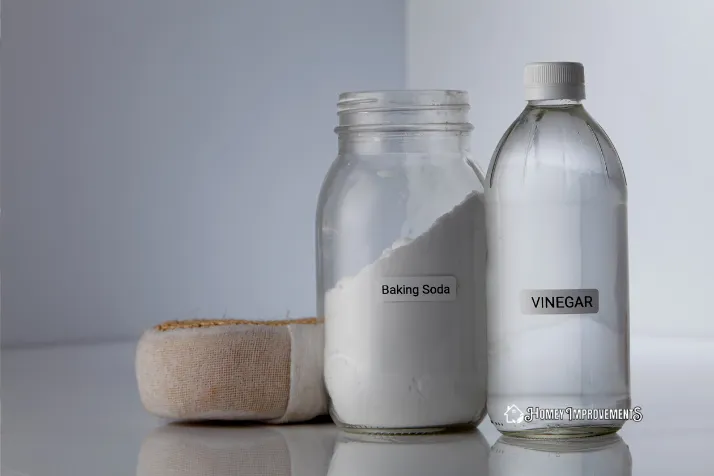 Vinegar and Baking Soda in toilet