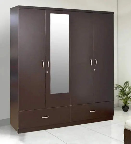 wardrobe design bedroom with mirror