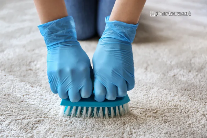 wash the entire carpet surface