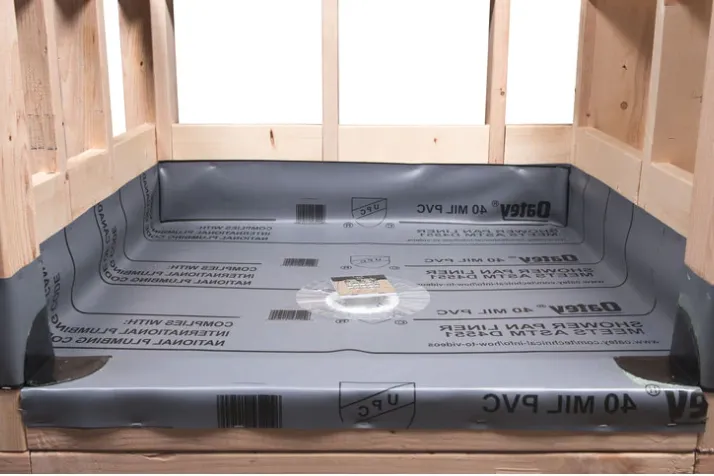 Water-resistant Shower Pan Liner