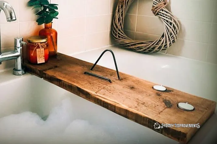 Wood Bath Caddy